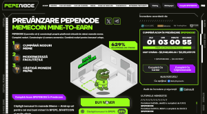 PEPENODE pagina de pre-vanzare