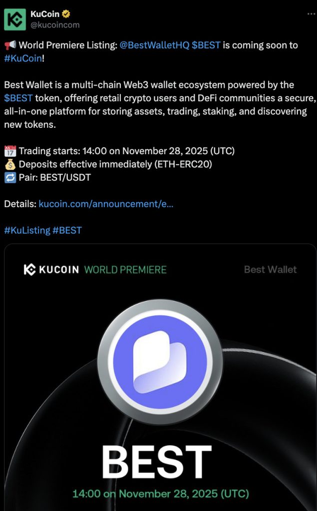 Kucoin - Best Wallet