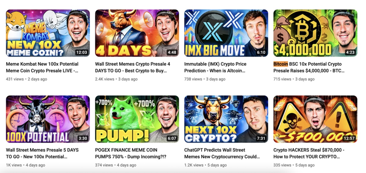 Analitičari na YouTube-u
