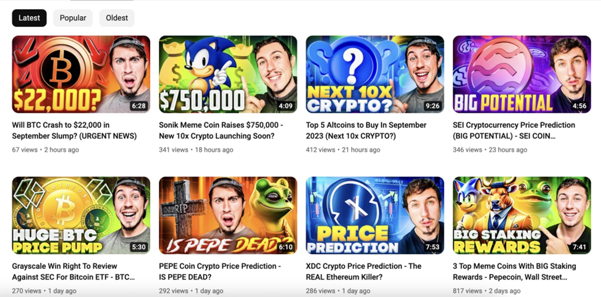 YouTube influenseri