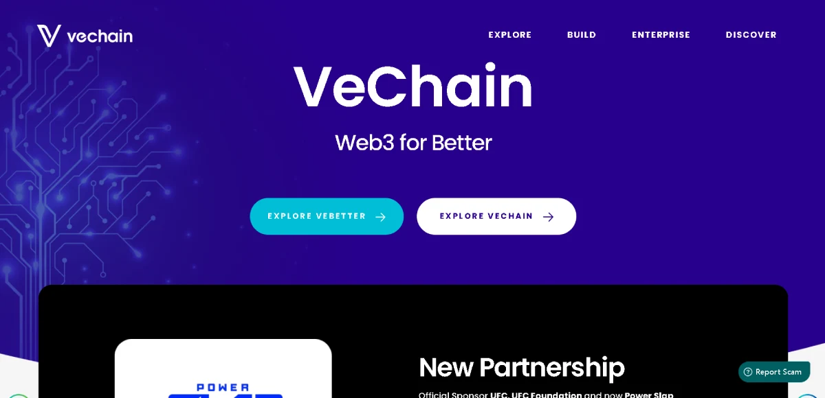 VeChain Pocetna Stranica