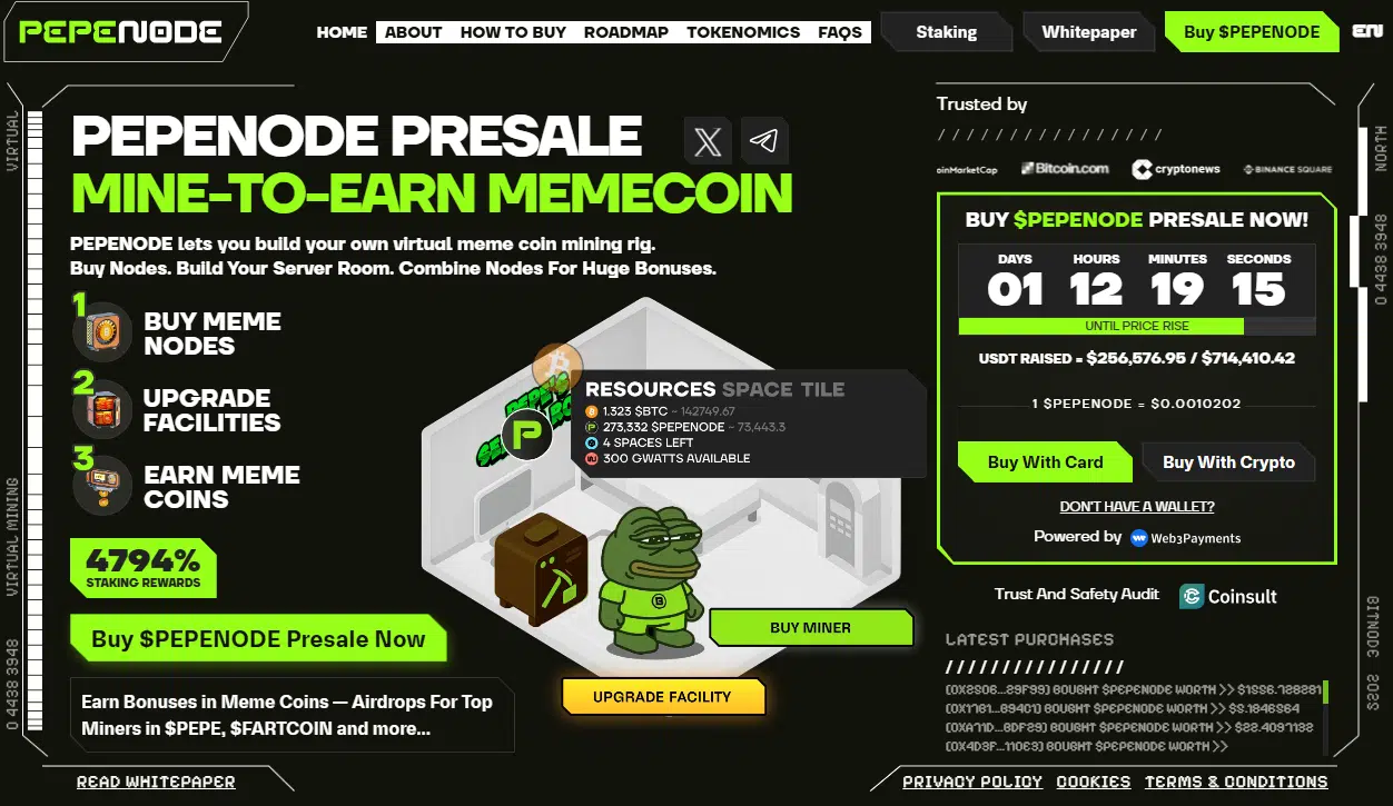 Kako kupiti PepeNode u 4 koraka – Vodič za ulaganje