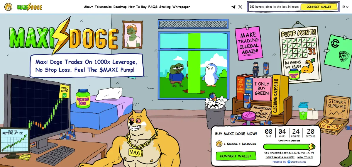 Maxi Doge: Najjači u Doge porodici - najbolja alternativa za dogecoin