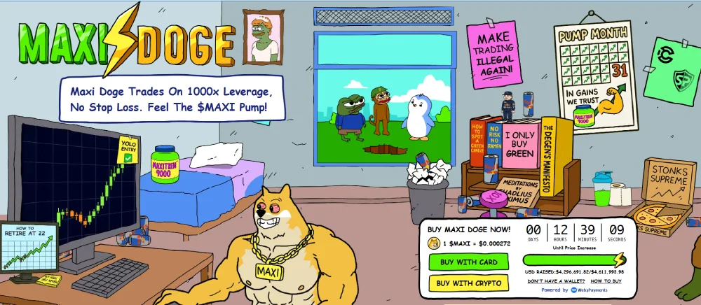 Maxi Doge – Sledeći veliki meme token baziran na Ethereum mreži