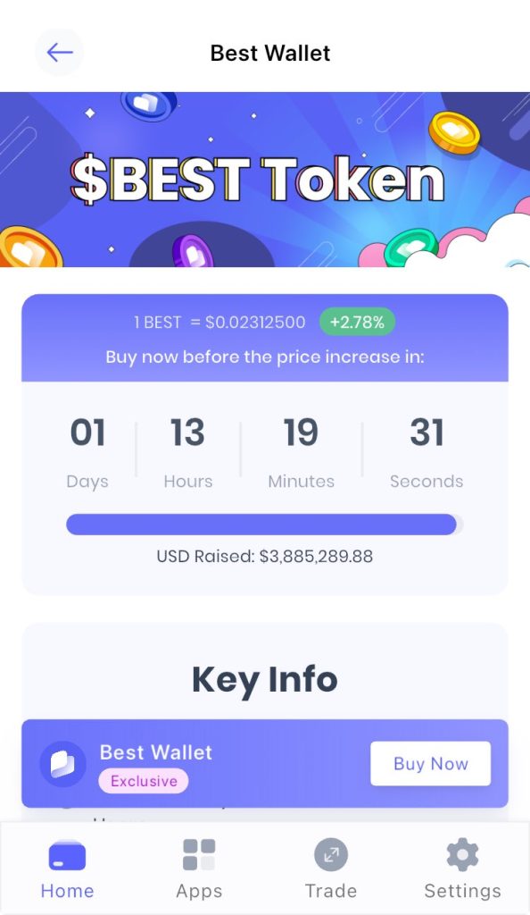 BEST WALLET kryptopeňaženka 2