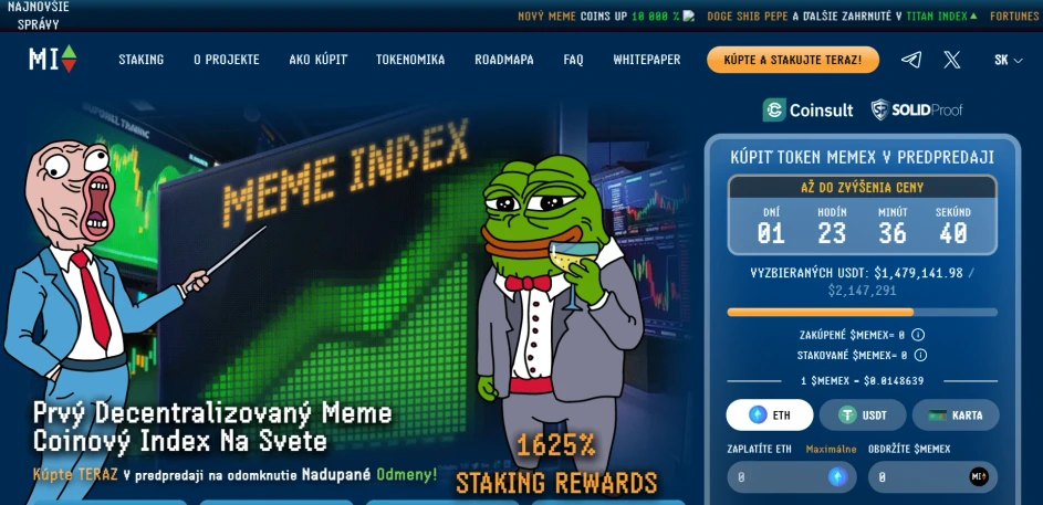 predikcia ceny meme index