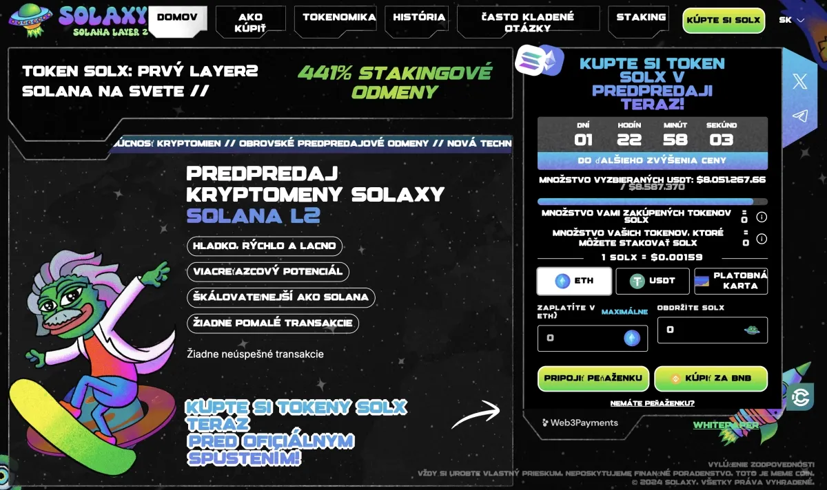 solaxy predikcia ceny