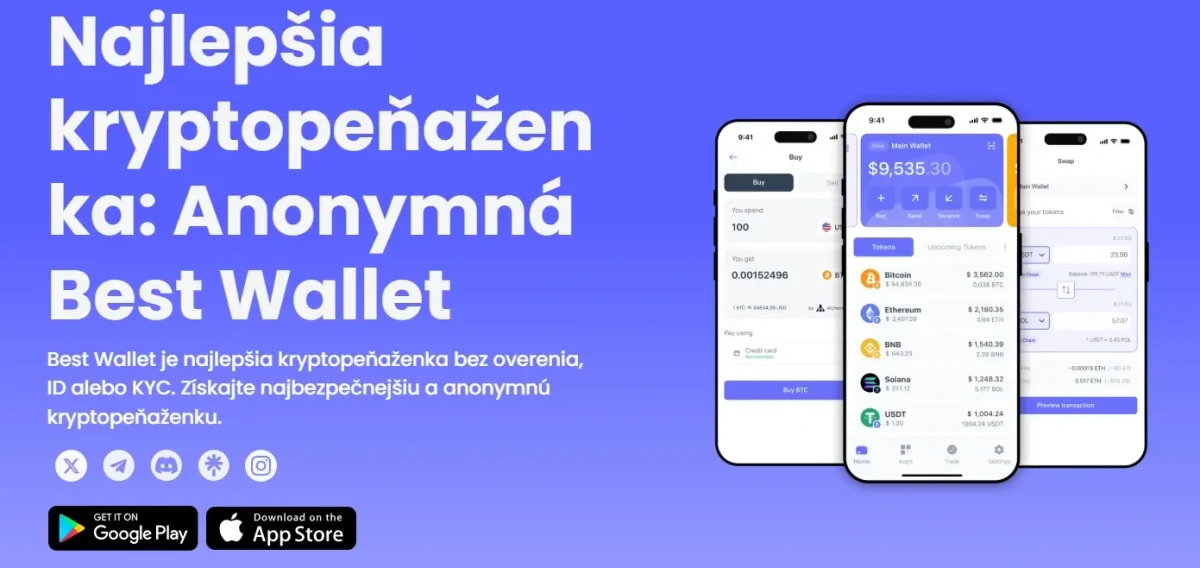 best wallet kryptoburza bez KYC