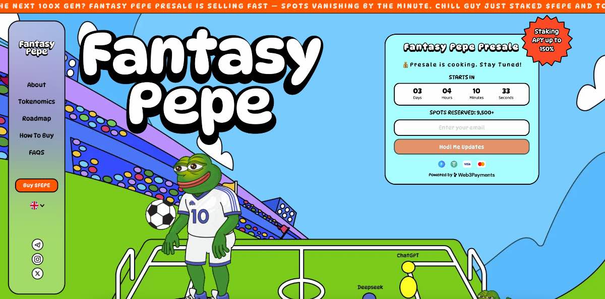 FEPE Fantasy Pepe najlepšie kryptomeny na nákup