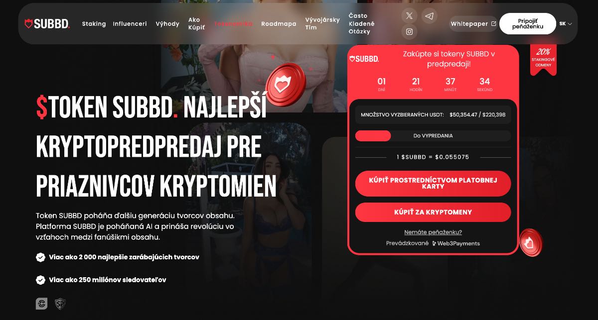 SUBBD najlepšie kryptomeny