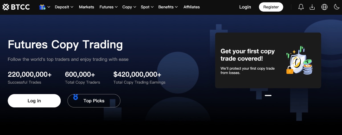 BTCC copy trading leverage