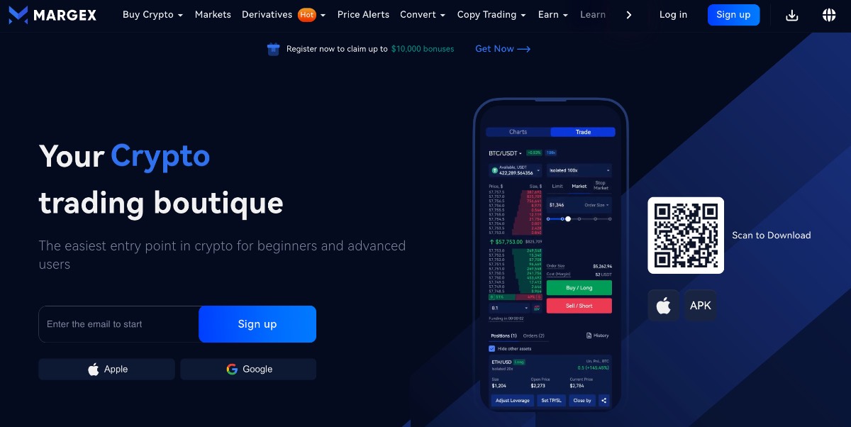 Margex najlepšia copy trading burza