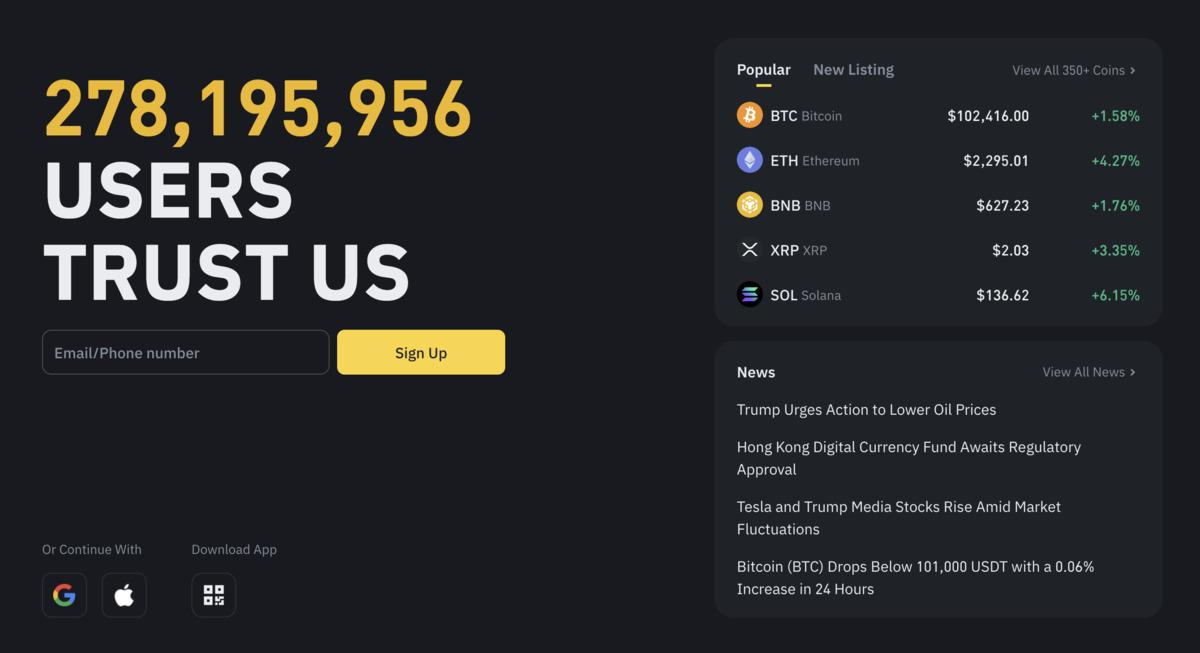 binance financna paka