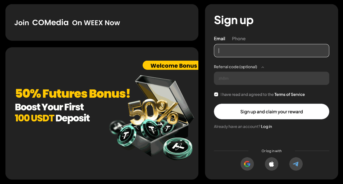 obchodna platforma weex
