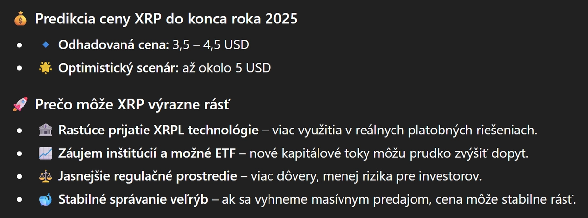 chatgpt predikcia xrp