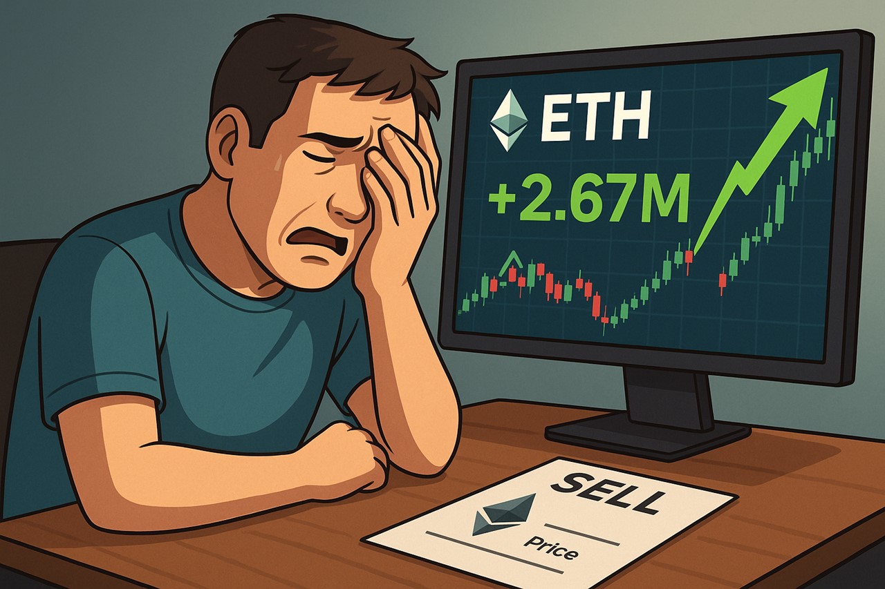 บทเรียนราคาแพง! เทรดเดอร์ขายหมู ETH อดกำไร 2.67 ล้านดอลลาร์!