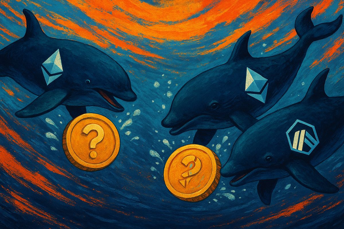 ภาพวาฬ Ethereum แห่ซื้อเหรียญปริศนา