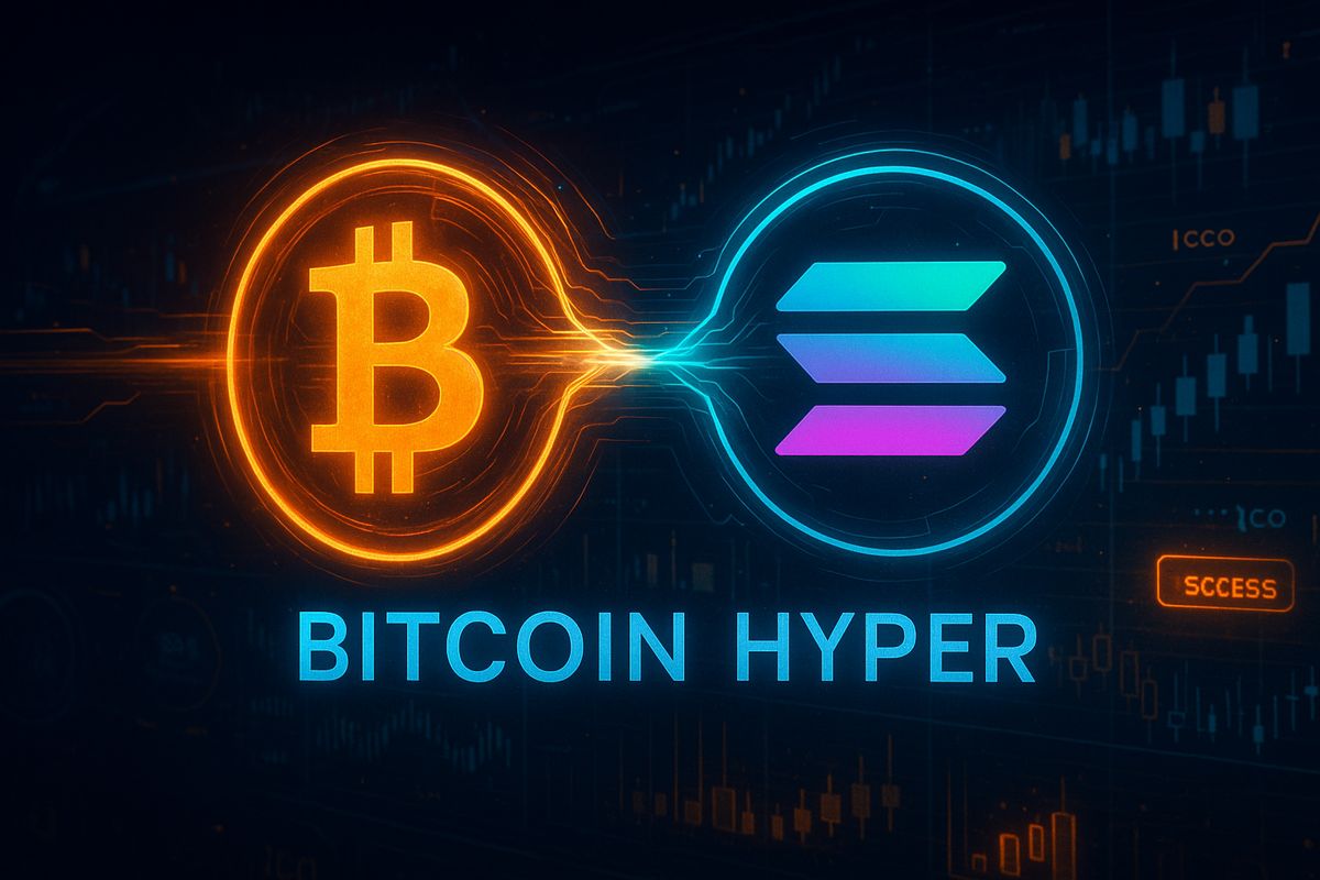 ภาพกราฟิก Bitcoin Layer-2 Bitcoin Hyper ที่ผสานความเร็วของ Solana