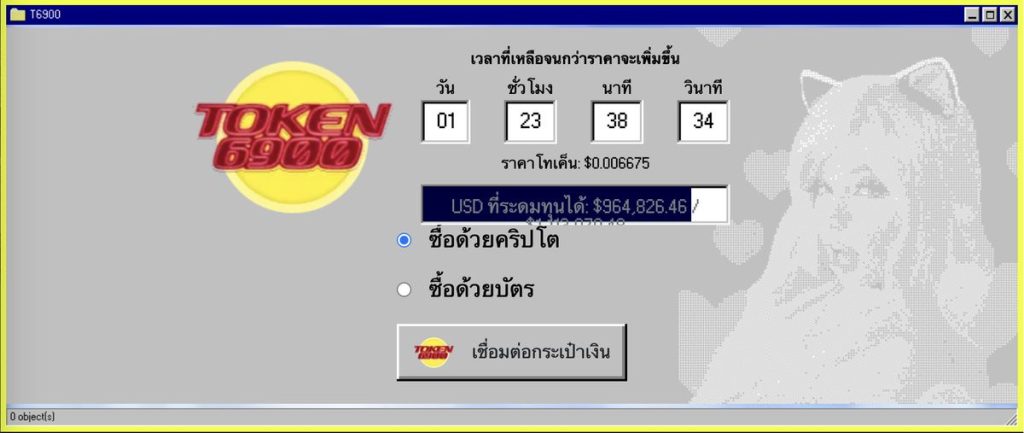 Presale เหรียญ TOKEN6900