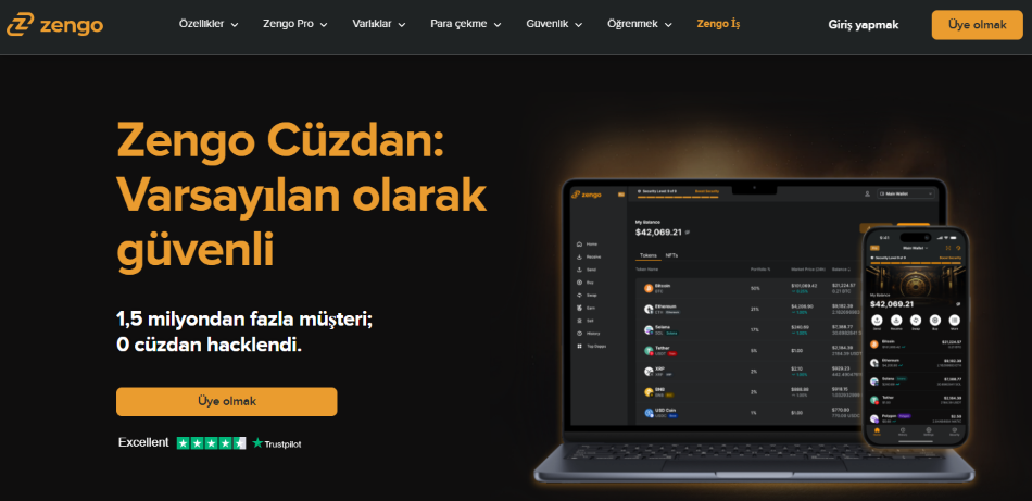 En iyi kripto cüzdan seçeneklerinden biri: Zengo Wallet