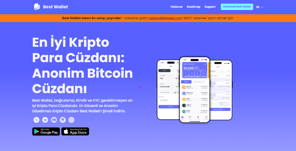 En iyi kripto cüzdanlarından biri olarak öne çıkan Best Wallet