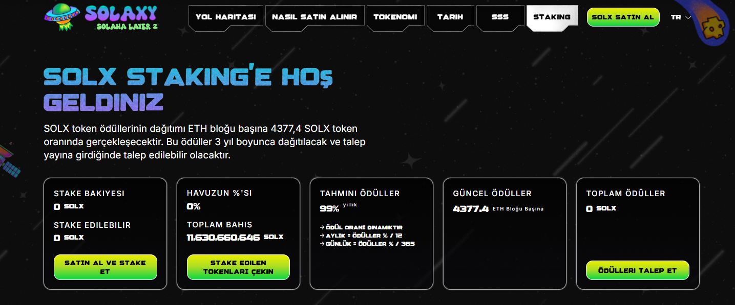 Solaxy Staking