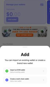 Best Wallet uygulamasına EVM cüzdanı aktarma