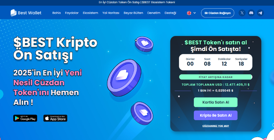 En İyi Kripto ICO'larından biri olarak öne çıkan Best Wallet Token
