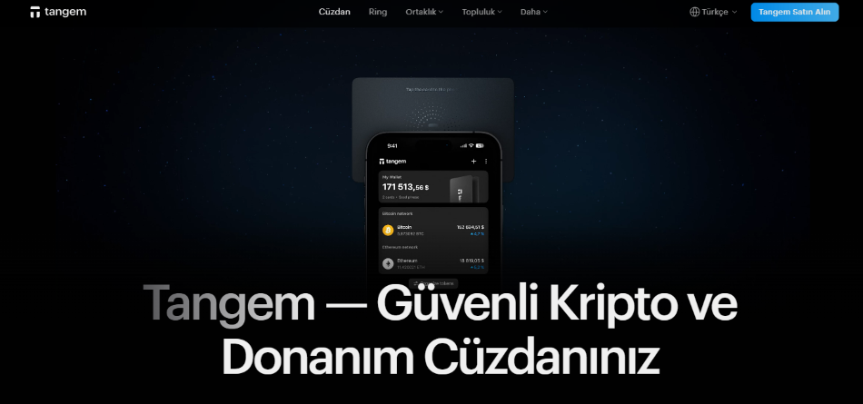 Kullanım kolaylığı ile öne çıkan cüzdan: Tangem