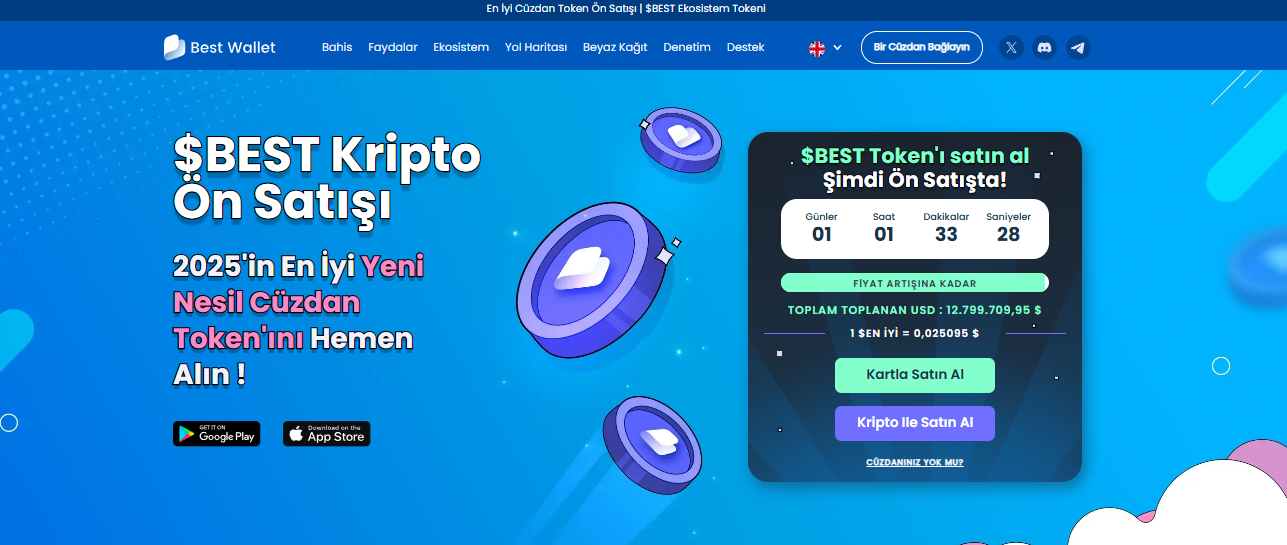 Dogecoin'e alternatif olarak Best Wallet Token