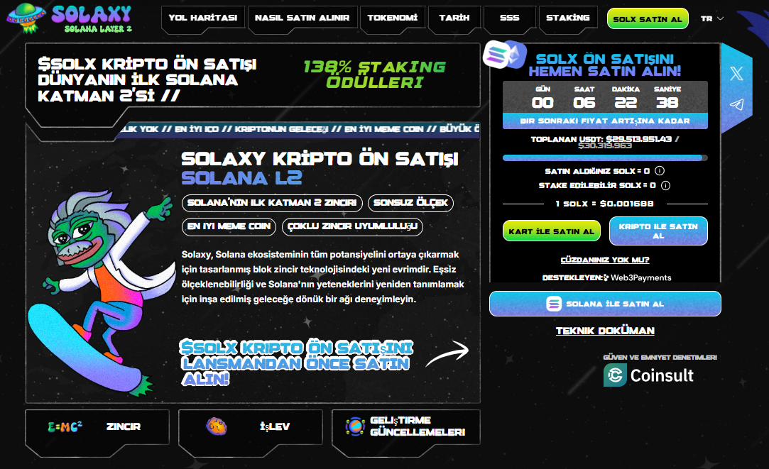En İyi Solana Layer 2 ICO Projesi