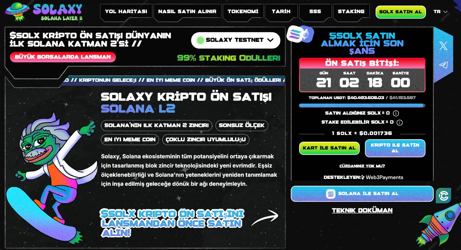 Solaxy Nasıl Satın Alınır