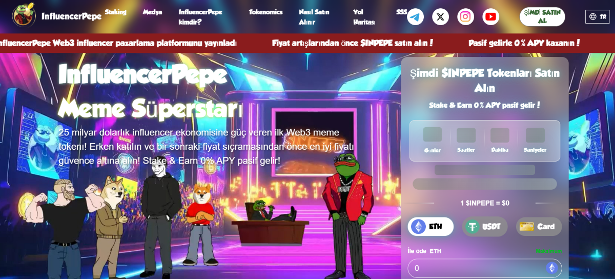 influencerpepe - binance tr yeni listelenecek coinler