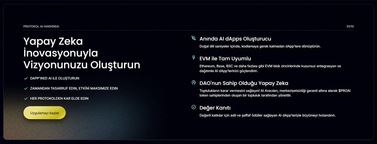 Protocol AI - potansiyeli olan yükselebilecek bir coin