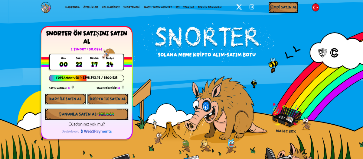 En iyi meme coinler - Snorter Bot Token