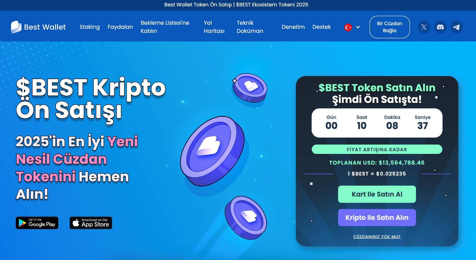 Best Wallet Token - Bol Sıfırlı Coinler