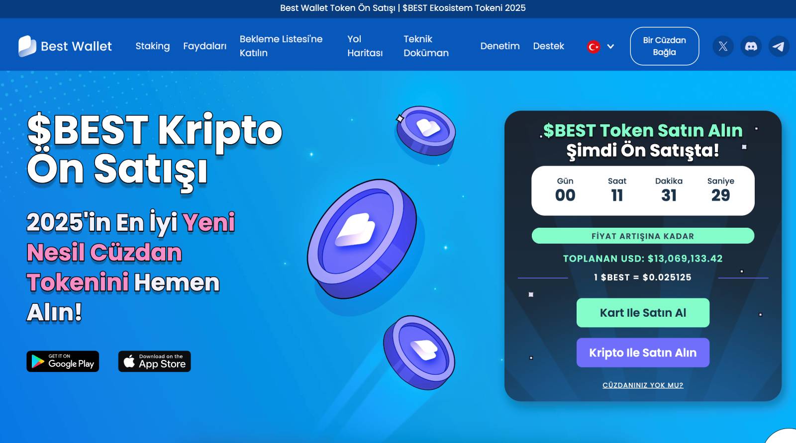 Best Wallet Token - Coinbase Listelenecek Coinler