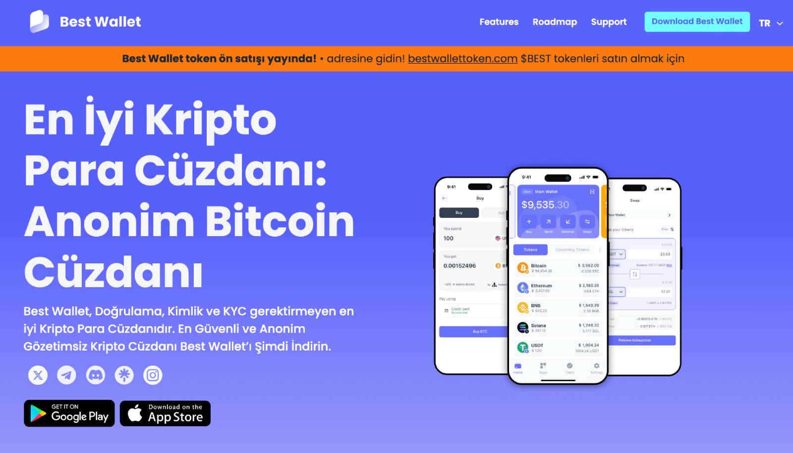 Best Wallet - En iyi P2P kripto borsaları