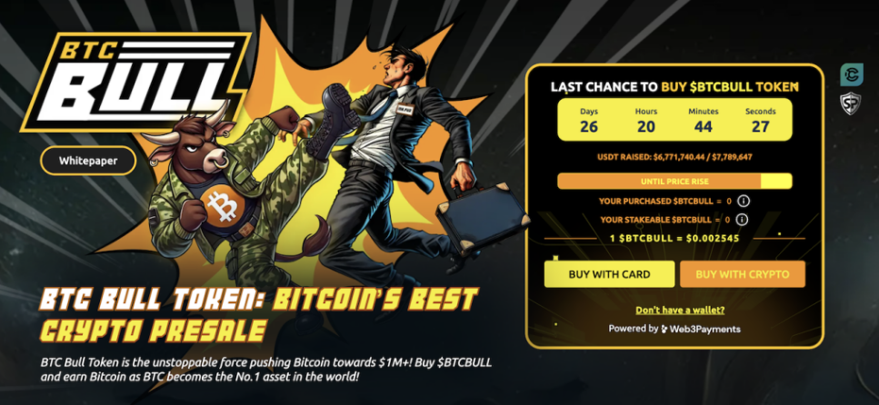BTC Bull Token (BTCBULL): Bitcoin Yükseldikçe Ödül Veren Meme Coin 