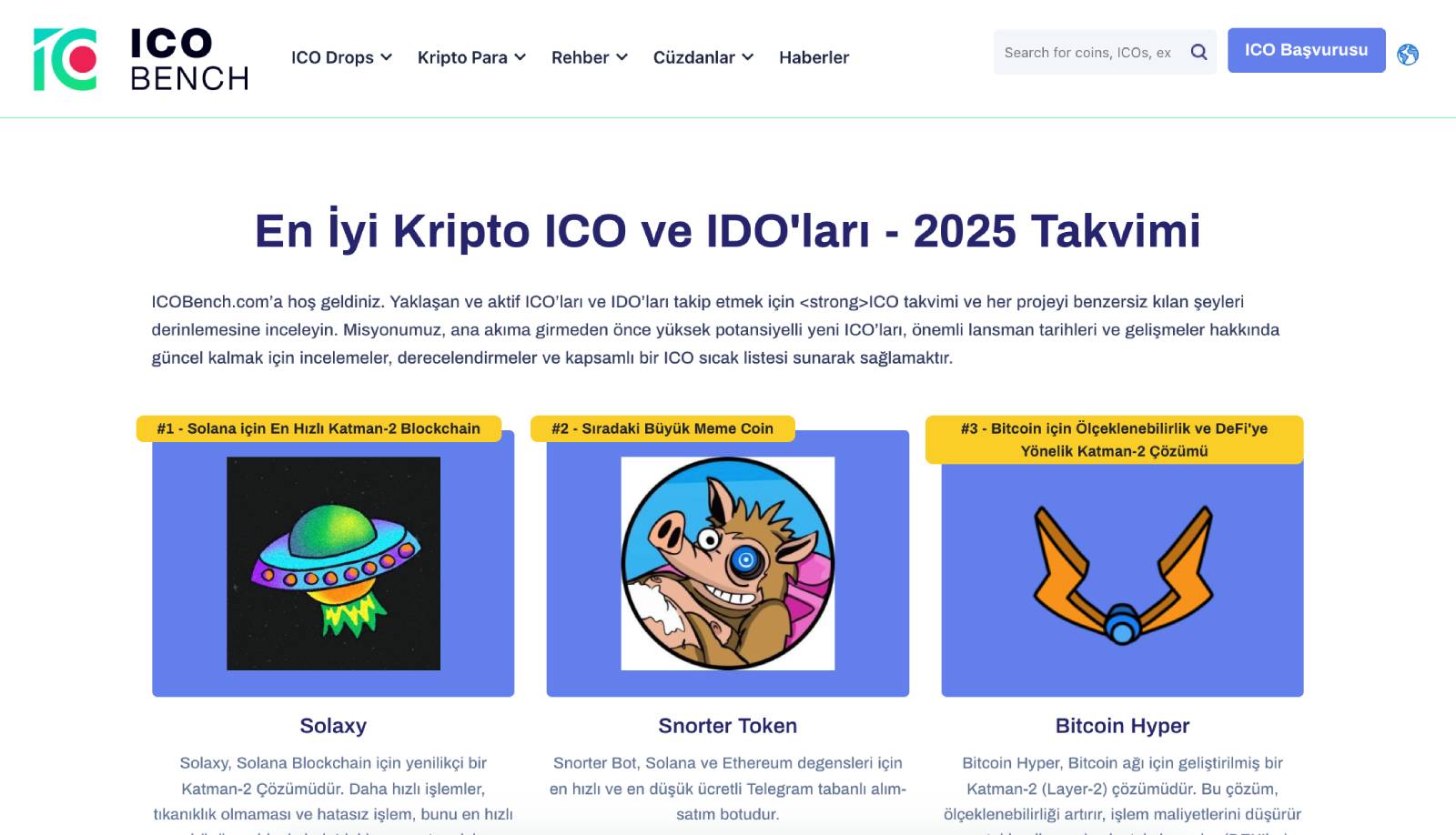 ICOBench TR