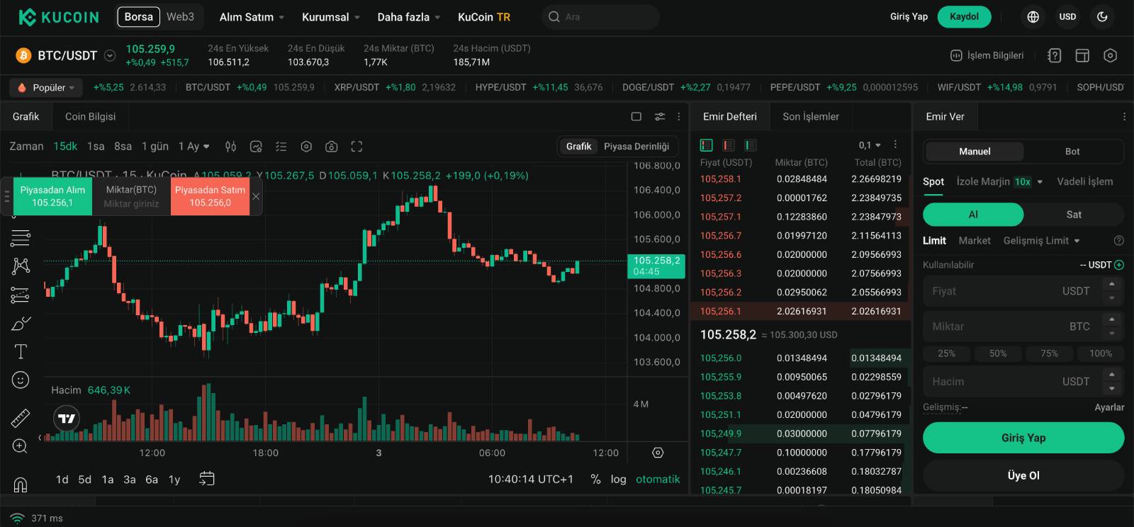 KuCoin - En iyi P2P Kripto Borsaları