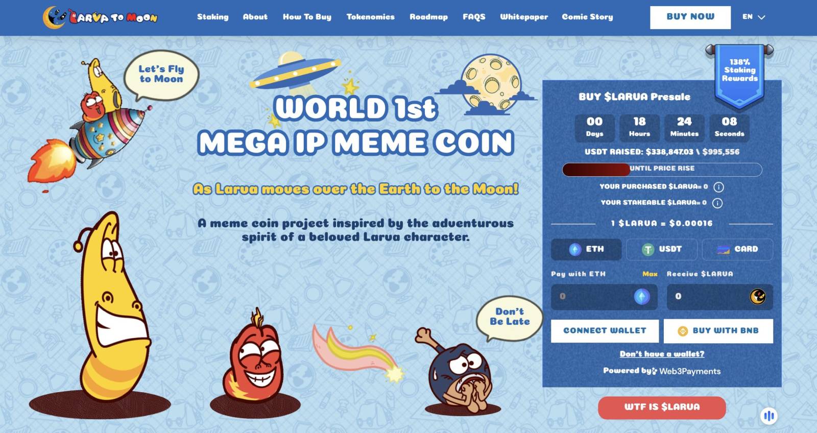 Larva to Moon - Uzun Vadeli Kripto Para Projeleri