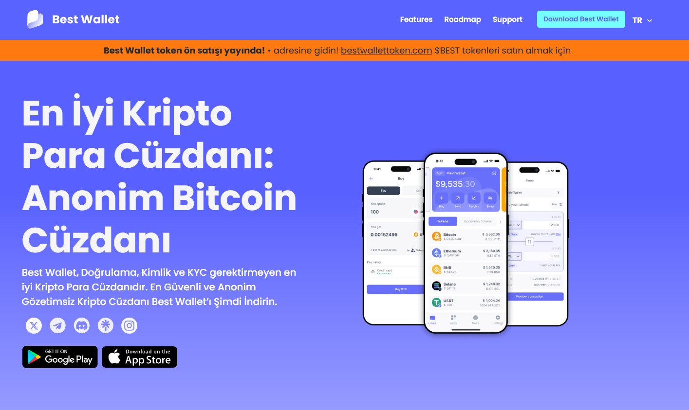 olana için En İyi Kripto Cüzdan Önerisi Best Wallet İncelemesi