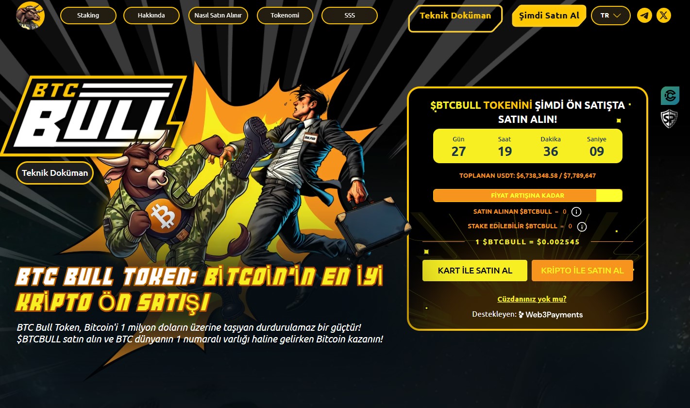 BTC Boğa Piyasası İçin Kripto Topluluğunu Güçlendiren BTC Bull Token İncelemesi