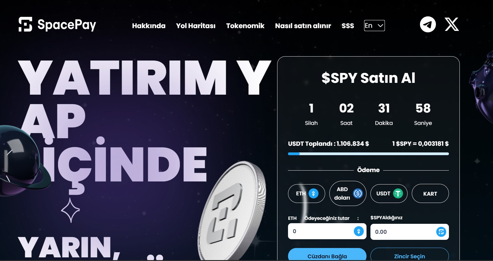 Projesiyle 1000X Yapacak Coinler İçerisinde Dikkat Çeken Yeni Nesil Ödeme Teknolojisi SpacePay İncelemesi