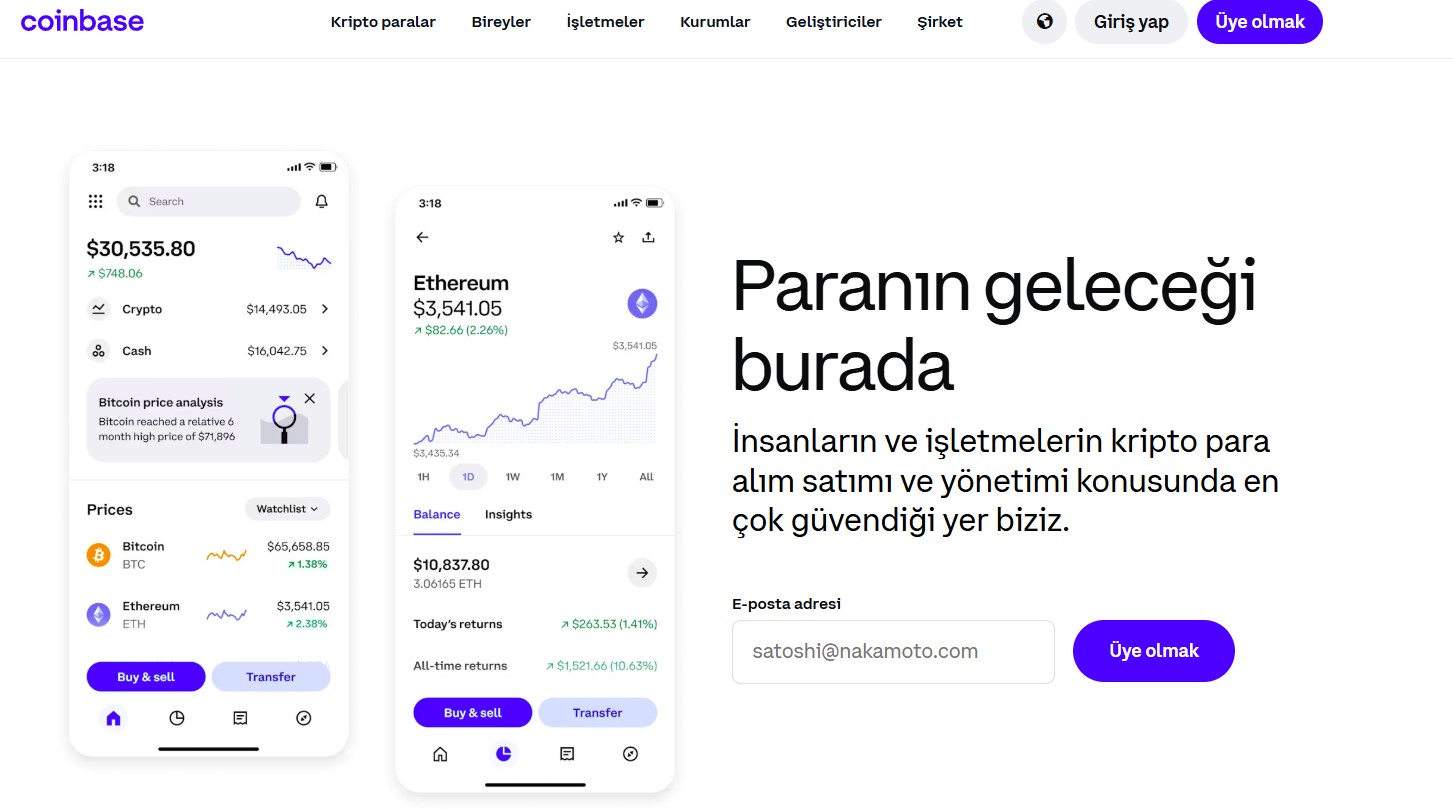 KYC Bonus Veren Borsalar Arasında Dikkat Çeken Coinbase incelemesi