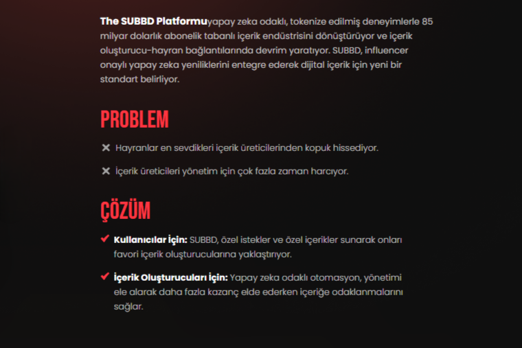 SUBBD token nedir
