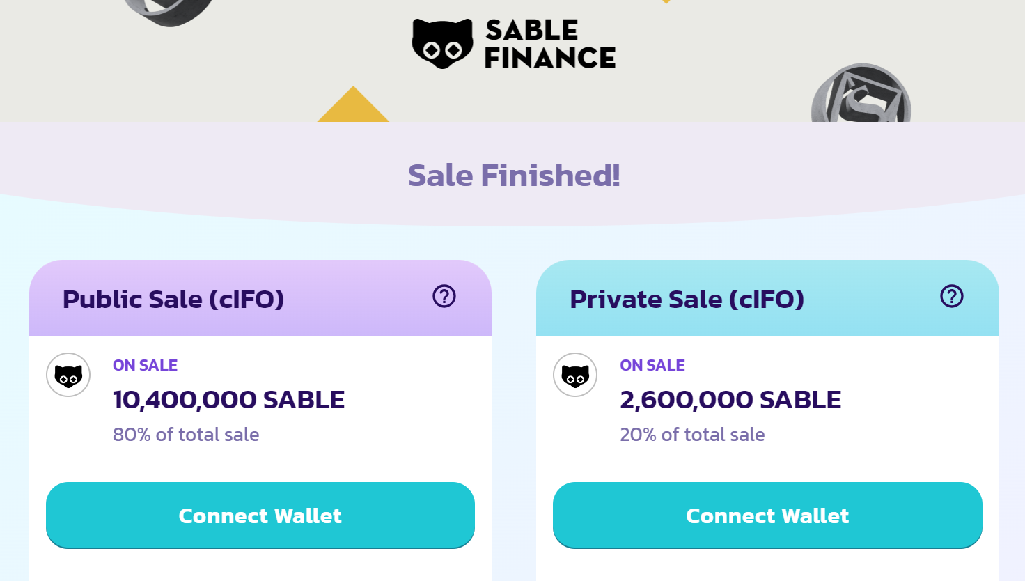 Sable Finance IDO Pancakeswap