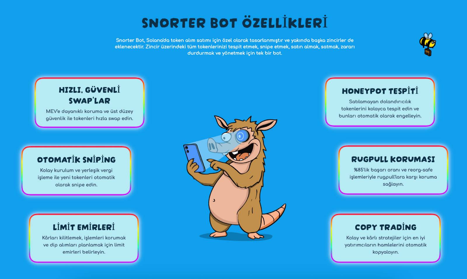 Snorter Bot Özellikleri