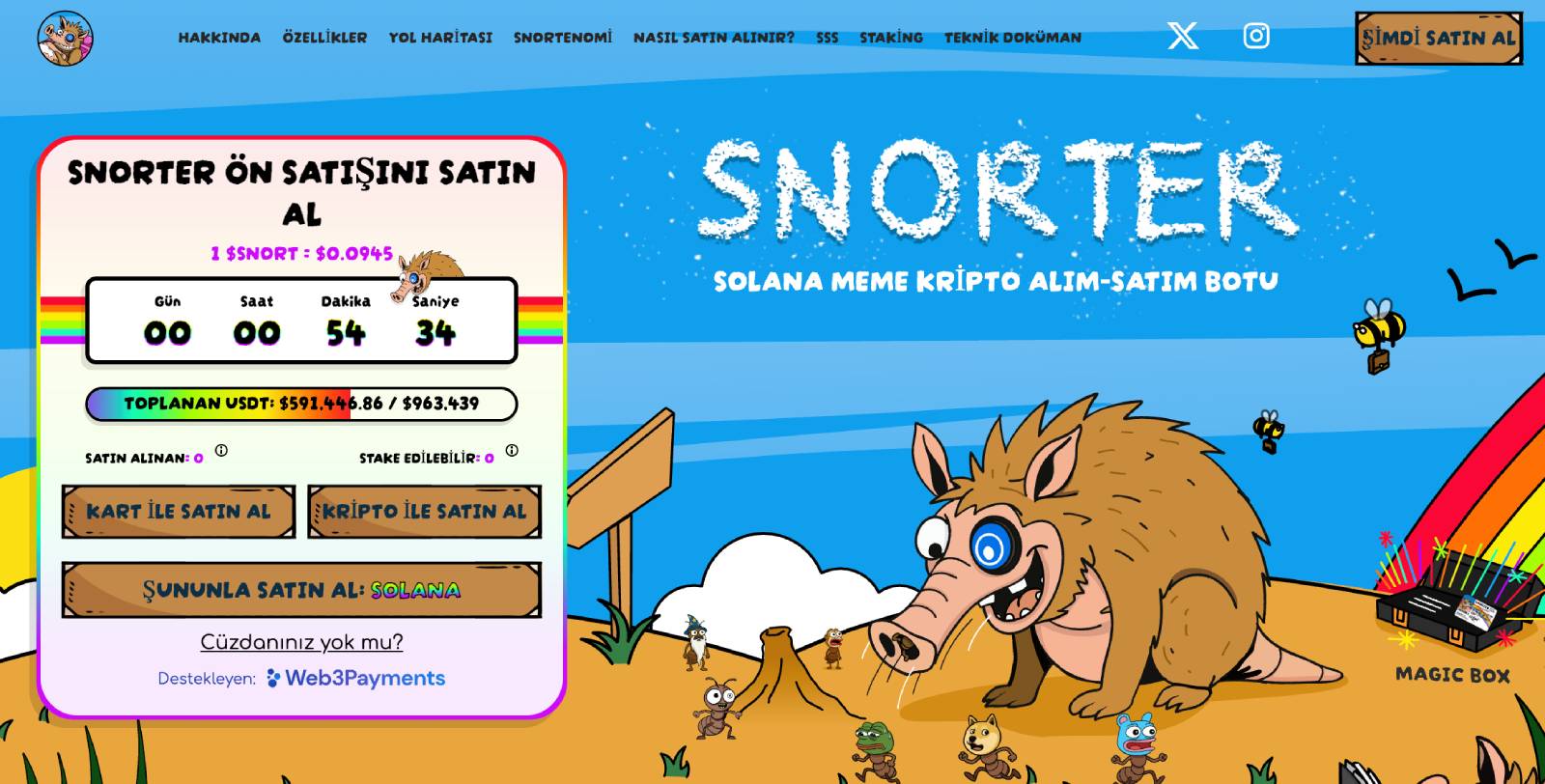 SNORTER Ön Satış
